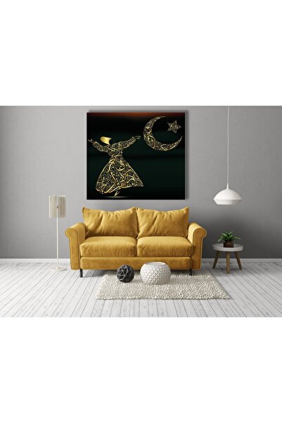 bestablo Πίνακας σε καμβά με αστερισμούς και σεληνόφωτα