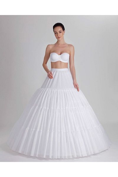 MK MODA ATELİER 7 Șiruri Puffy Princess Model Corset Elastic Plis Jupon Tarlatan