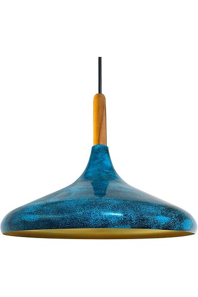Bamyum Champion 35 cm Hängelampe Metall E27 Ocean