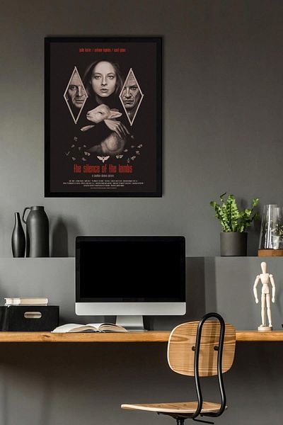 Saturn The Silence of the Lambs Framed Painting - Movie Poster Painting