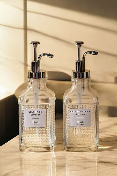 Mirilliahome Σετ σαμπουάν, μαλακτικού και σαπουνιού Clear Glass - 500 m