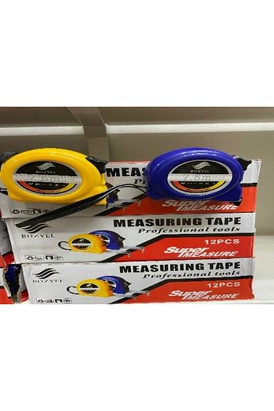 bozyel 5 Meters X 25 mm Blue Steel Strip Meter