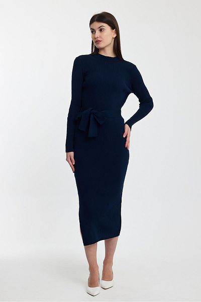 ALEXANDERGARDI Rochie lungă din tricotaj cu nervuri (A92045-S)