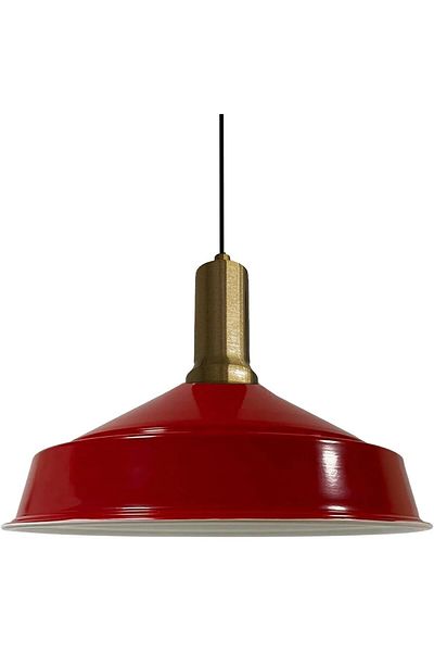 Bamyum Asletl 40 cm Hängelampe Metall E27 Rot