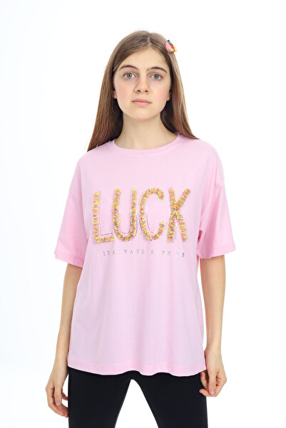 ANGELOS GIRLS Djevojački dizajn tekst Sa deznom T-shirt 9-14 godina Lx038