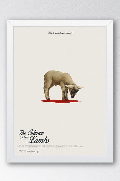 Saturn Silence of the Lambs Pictură înrămată - Pictură poster de film