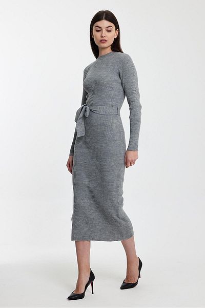 ALEXANDERGARDI Rochie lungă din tricotaj cu nervuri (A92045-S)
