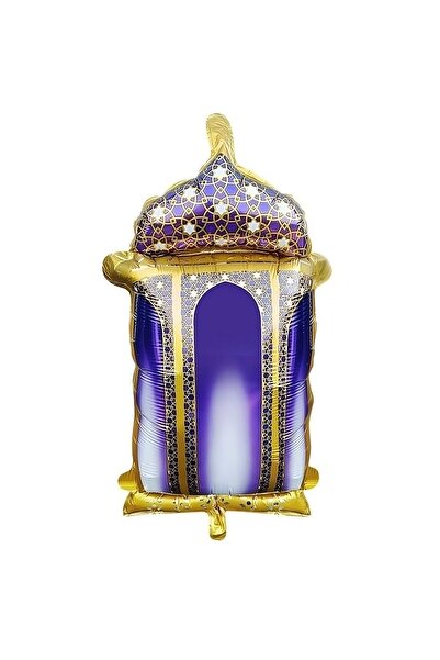 CNGZSHOP Purple Oil Lamp Figured Ramadan Balloon - 18 Inch 59.5*58cm Welcome ...