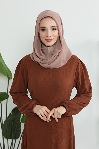 Aisha's Design Combed Cotton Inner Bonnet Chiffon Shawl,PS-45