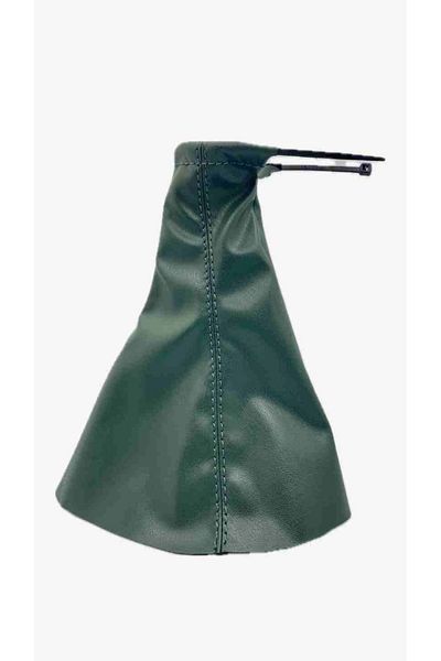 OK AKSESUAR Khaki Color Leather Gear Shift Gaiter - Compatible with All Vehicles