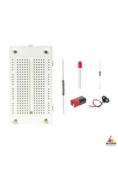 Fapatech Reed Röle Devre Temel Elektronik Devre Eğitim Seti / E-Pdf İçerikli