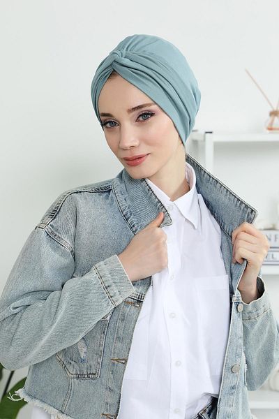 Aisha's Design Mihrace Combed Cotton Bonnet,b-4
