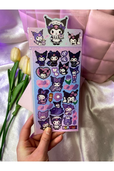 SANRIO 1adet ,Sanrıo karakterli kuromi sticker