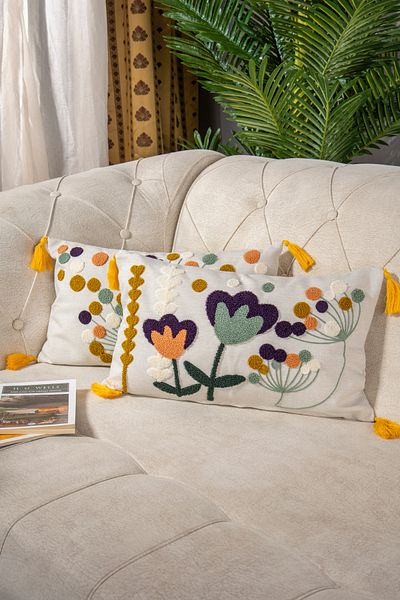 Bade Design 30X50 Punch Throw Pillow Pillow Case - Set of 2