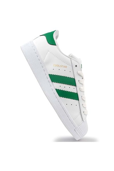 KCMN Kocamanlar Star Sneaker Orthopedic Sole Unisex Sports Shoes White-Green