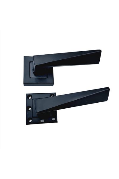 Nobel Max Penta Matisyah Square Badge Door Handle - 2 Sets of Focus