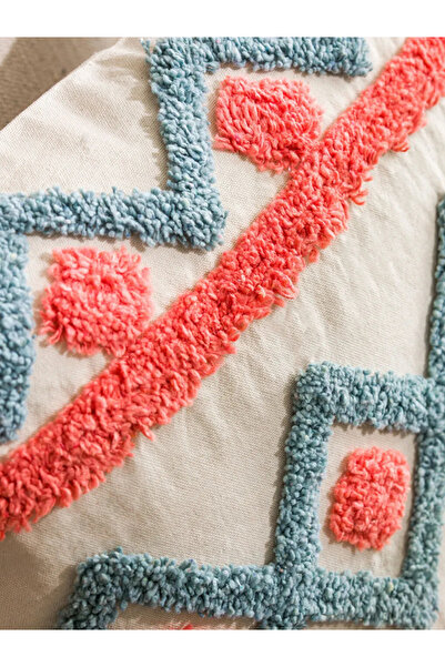 LC Waikiki LCW HOME 45x45 εκ. Μπεζ φουντωτή μαξιλαροθήκη - T T