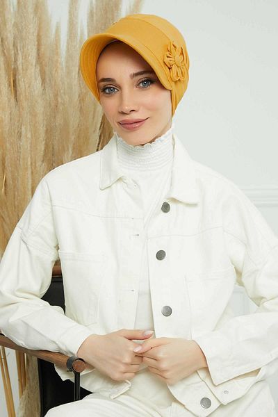 Aisha's Design Flower Accessory Brim Hat - Bonnet, B-72