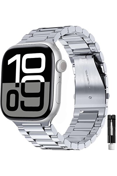 MMP SHOP Apple Watch Seri 2 3 4 5 6 7 8 Se Ultra Uyumlu 38 40 41mm Paslanmaz ...