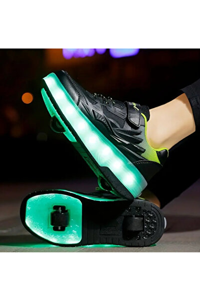 Yasee Unisex Led ışıklı tekerlekli paten ayakkabı