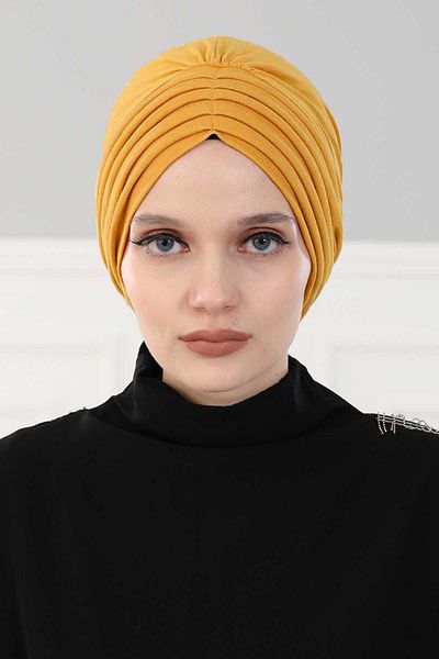 Aisha's Design B-13 Model Pleated Combed Cotton Bonem