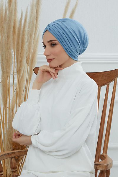 Aisha's Design B-13 Model Pleated Combed Cotton Bonem