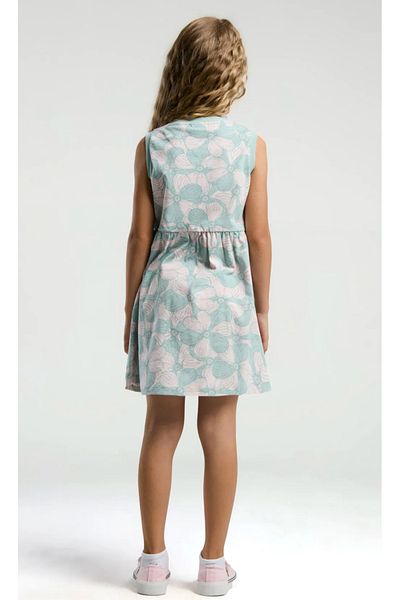 U.S. Polo Assn. Copil pentru fete, licențiat, USPA, cremă de mentă, rochie