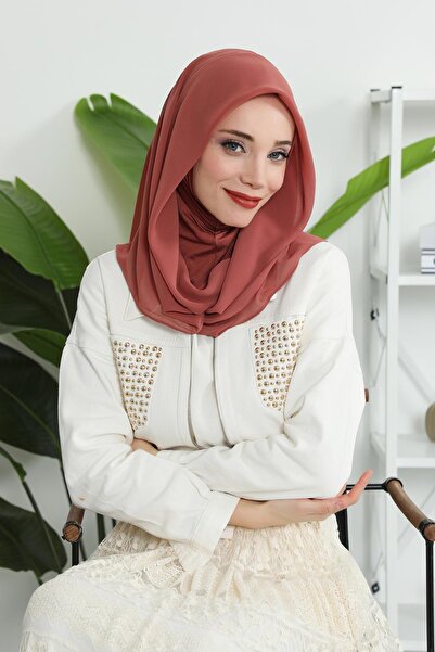 Aisha's Design Combed Cotton Inner Bonnet Chiffon Shawl,PS-45