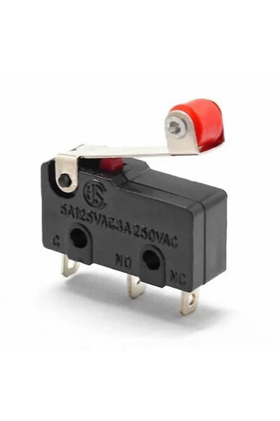 Alkatronik Makaralı Micro Switch Anahtar 5A 5A 250V Rulo Makara Kollu NO NC S...