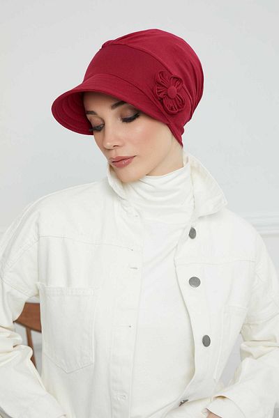 Aisha's Design Flower Accessory Brim Hat - Bonnet, B-72