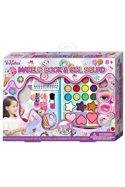 Sunman Manikür ve Makyaj Seti Sürülebilir Makyaj Seti Küçük Prensesler İçin