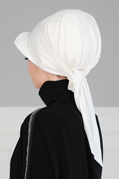 Aisha's Design Μπαντάνα με προσωπίδα, B-40, Λευκό