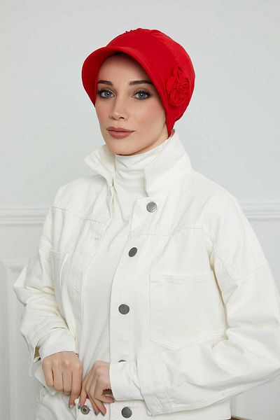 Aisha's Design Flower Accessory Brim Hat - Bonnet, B-72