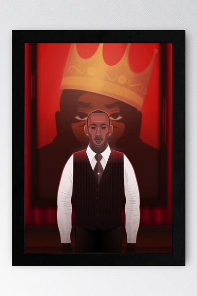 Saturn Pictură înrămată Luke Cage Cottonmouth - Poster de desene animate Marvel