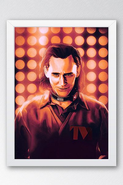 Saturn Pictură înrămată Loki - Pictură poster din seria Marvel