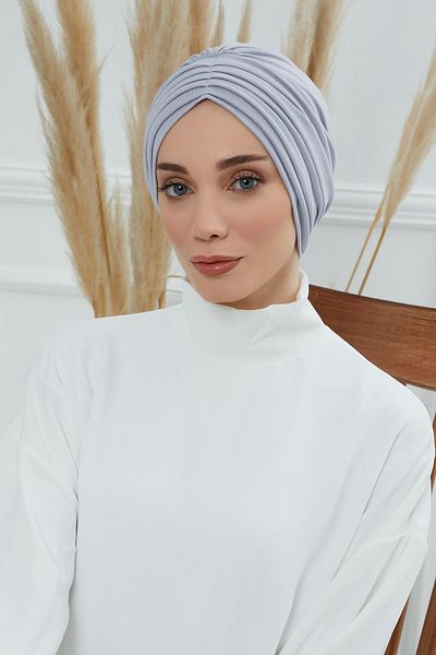 Aisha's Design موديل B-13 بونيم قطن ممشط مطوي