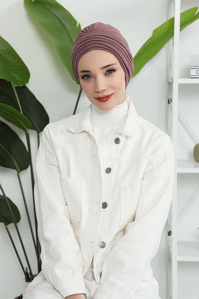 Aisha's Design موديل B-13 بونيم قطن ممشط مطوي