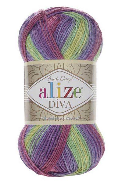 Alize Diva Batik 3241 5 Κλωστές πλεξίματος χειρός