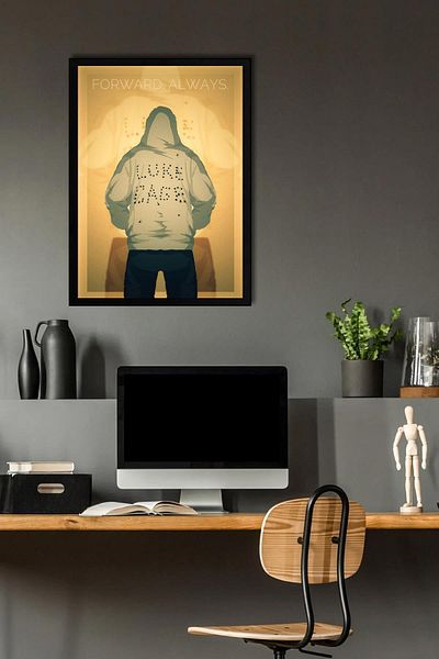 Saturn Pictură înrămată Luke Cage - Poster de desene animate Marvel