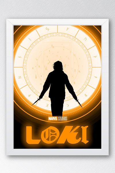 Saturn Pictură înrămată Loki - Pictură poster din seria Marvel