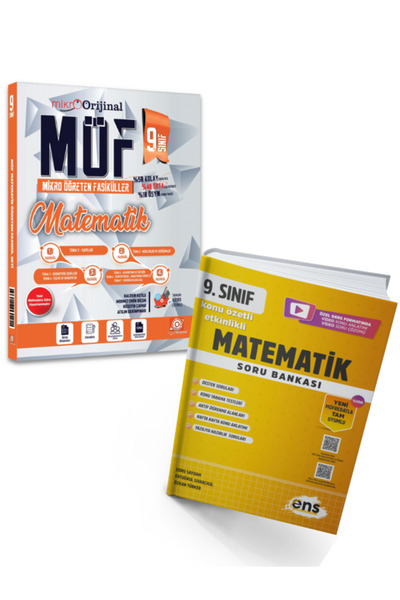 Orijinal Yayınları Orijinal Mikro 9. Sınıf Matematik MÖF Mikro Öğreten Fasikü...