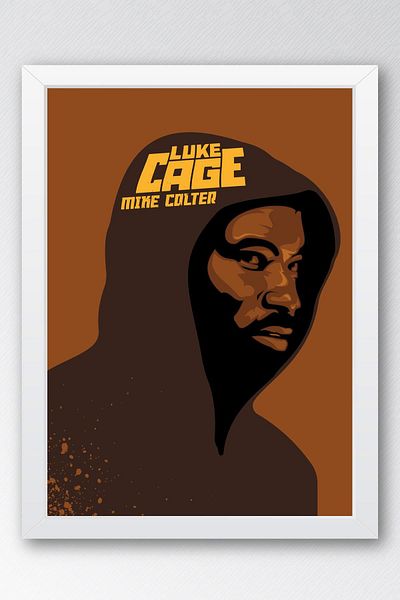 Saturn Pictură înrămată Luke Cage - Poster de desene animate Marvel