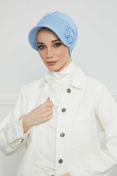 Aisha's Design Flower Accessory Brim Hat - Bonnet, B-72