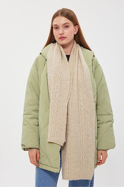 ALEXANDERGARDI Alexandergardı Knitted Detailed Long Knitwear Scarf(E24-ATKI-KDN)