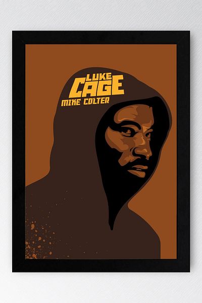 Saturn Pictură înrămată Luke Cage - Poster de desene animate Marvel