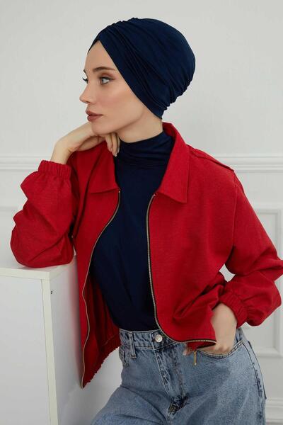 Aisha's Design Combed Cotton Bone,B-20,Navy Blue