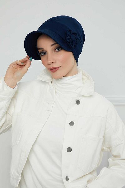 Aisha's Design Flower Accessory Brim Hat - Bonnet, B-72