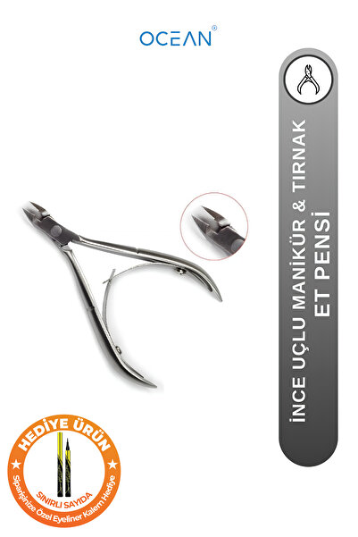 Ocean Et Pensi Manikür Pedikür Profesyonel Ince Uçlu Tırnak Et Pensi No:88