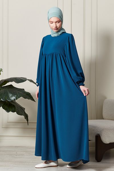 fistan Φόρεμα Hijab με μανίκια από ύφασμα Aerobin - Prayer, Umrah Collar Mother Dress