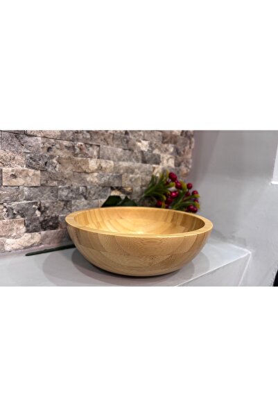 ARİN MODA ARİN HOMTEKS  DEN  YUVARLAK BAMBU  ÇOK AMAÇLI KASE ÖLÇÜLER 20/20 CM...